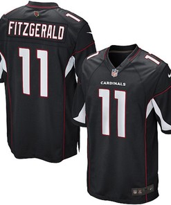 Larry Fitzgerald Arizona Cardinals Nike Alternate Game Jersey - Black - Robokeg