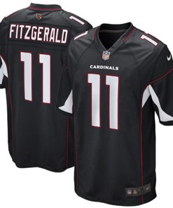 Larry Fitzgerald Arizona Cardinals Nike Youth Alternate Game Jersey - Black - Robokeg