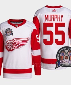 Larry Murphy 55 1997 Stanley Cup Detroit Red Wings Red Jersey 25th Anniversary - Robokeg