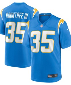 Larry Rountree Iii Los Angeles Chargers Game Jersey - Powder Blue Nfl - Robokeg