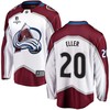 Lars Eller 20 Colorado Avalanche Stanley Cup 2023 Playoffs Patch Away Breakaway Men Jersey - White - Robokeg