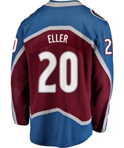 Lars Eller 20 Colorado Avalanche Stanley Cup 2023 Playoffs Patch Home Breakaway Men Jersey - Burgundy - Robokeg