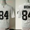 Las Vegas Raiders Antonio Brown #84 Nfl White Jersey Jersey - Robokeg
