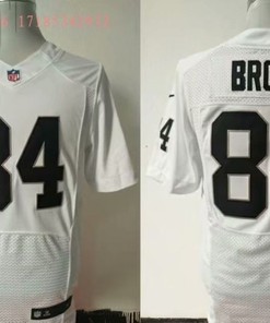 Las Vegas Raiders Antonio Brown #84 Nfl White Jersey Jersey - Robokeg