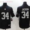 Las Vegas Raiders Bo Jackson #34 Nfl Black Jersey Jersey - Robokeg