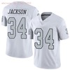 Las Vegas Raiders Bo Jackson #34 Nfl White Jersey Jersey - Robokeg