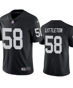 Las Vegas Raiders Cory Littleton Black Vapor Untouchable Limited Jersey - Robokeg