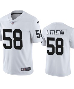 Las Vegas Raiders Cory Littleton White Vapor Untouchable Limited Jersey - Robokeg