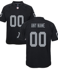 Las Vegas Raiders Custom Game Jersey - Black Custom Jerseys Nfl - Robokeg
