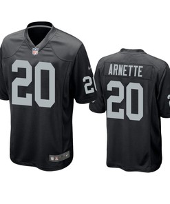 Las Vegas Raiders Damon Arnette Black 2020 Nfl Draft Game Jersey - Robokeg