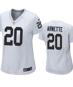 Las Vegas Raiders Damon Arnette White 2020 Nfl Draft Game Jersey - Robokeg