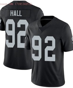 Las Vegas Raiders Deangelo Hall #92 Nfl Black Jersey Jersey - Robokeg