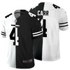 Las Vegas Raiders Derek Carr #4 Nfl 2020 Black And White Jersey - Robokeg