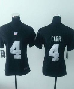 Las Vegas Raiders Derek Carr #4 Nfl 2020 Black Womens Jersey - Robokeg