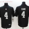 Las Vegas Raiders Derek Carr #4 Nfl Black Jersey Jersey - Robokeg