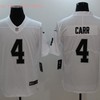 Las Vegas Raiders Derek Carr #4 Nfl White Jersey Jersey - Robokeg