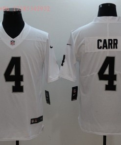 Las Vegas Raiders Derek Carr #4 Nfl White Jersey Jersey - Robokeg