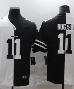 Las Vegas Raiders Henry Ruggs Iii #11 Nfl 2020 Black And White Jersey - Robokeg