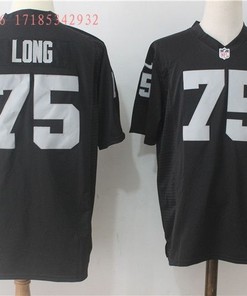 Las Vegas Raiders Howie Long #75 Nfl Black Jersey Jersey - Robokeg