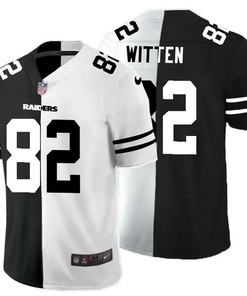 Las Vegas Raiders Jason Witten #82 Nfl 2020 Black And White Jersey - Robokeg