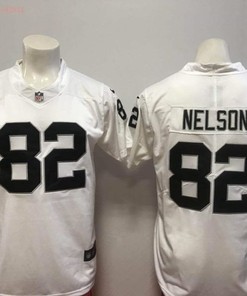 Las Vegas Raiders Jordy Nelson #82 Nfl White Jersey Jersey - Robokeg