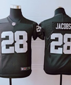 Las Vegas Raiders Josh Jacobs #28 Nfl 2020 Brown Jersey - Robokeg