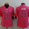 Las Vegas Raiders Josh Jacobs #28 Nfl 2020 Pink Womens Jersey - Robokeg