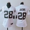 Las Vegas Raiders Josh Jacobs #28 Nfl 2020 White Womens Jersey - Robokeg