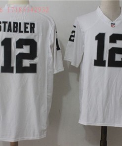 Las Vegas Raiders Ken Stabler #12 Nfl White Jersey Jersey - Robokeg