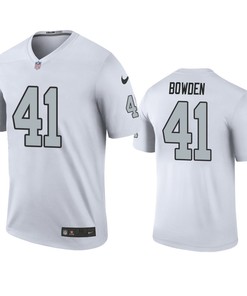 Las Vegas Raiders Lynn Bowden White Color Rush Legend Jersey - Robokeg
