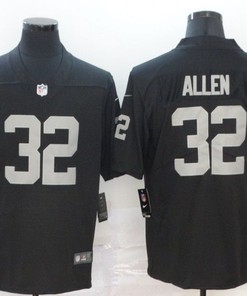 Las Vegas Raiders Marcus Allen #32 Nfl Black Jersey Jersey - Robokeg