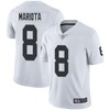 Las Vegas Raiders Marcus Mariota #8 Nfl White Jersey Jersey - Robokeg