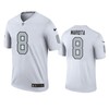 Las Vegas Raiders Marcus Mariota White Color Rush Legend Jersey - Mens - Robokeg