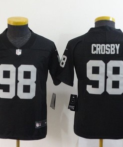Las Vegas Raiders Maxx Crosby #98 Nfl 2020 Black Jersey - Robokeg