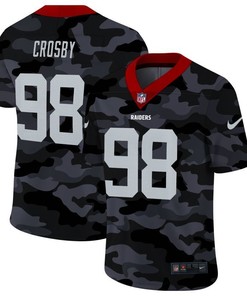Las Vegas Raiders Maxx Crosby #98 Nfl 2020 Camo Jersey - Robokeg