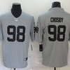 Las Vegas Raiders Maxx Crosby #98 Nfl 2020 Light Grey Jersey - Robokeg