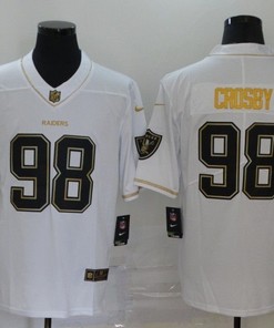 Las Vegas Raiders Maxx Crosby #98 Nfl 2020 White Jersey - Robokeg