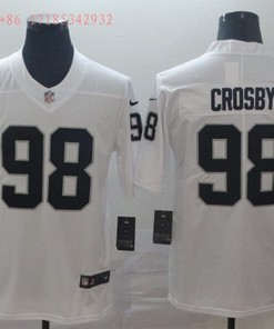 Las Vegas Raiders Maxx Crosby #98 Nfl White Jersey Jersey - Robokeg