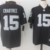 Las Vegas Raiders Michael Crabtree #15 Nfl Black Jersey Jersey - Robokeg