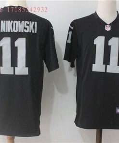 Las Vegas Raiders Sebastian Janikowski #11 Nfl Black Jersey Jersey - Robokeg