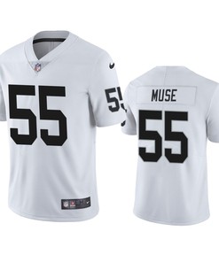 Las Vegas Raiders Tanner Muse White Vapor Limited Jersey - Robokeg