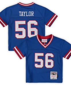 Lawrence Taylor New York Giants Mitchell & Ness Toddler 1986 Retired Legacy Jersey - Royal Nfl - Robokeg