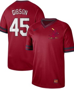 Legend Bob Gibson #45 St Louis Cardinals 2020 Mlb Red Jersey - Robokeg