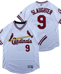 Legend Enos Slaughter #9 St Louis Cardinals 2020 Mlb White Jersey - Robokeg