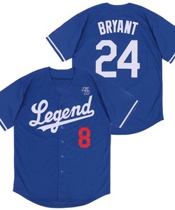 Legend Kobe Bryant 8 24 Mlb Tribute Blue Jersey - Robokeg