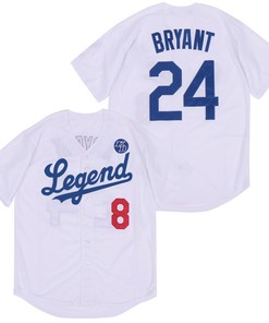 Legend Kobe Bryant 8 24 Mlb Tribute White Jersey - Robokeg