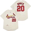 Legend Lou Brock #20 St Louis Cardinals 2020 Mlb White Jersey - Robokeg