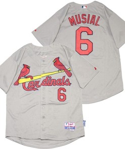 Legend Stan Musial #6 St Louis Cardinals 2020 Mlb Grey Jersey - Robokeg