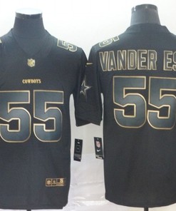 Leighton Vander Esch #55 Dallas Cowboys Nfl Explosion Legendary Gold Black Jersey - Robokeg