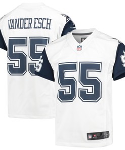 Leighton Vander Esch Dallas Cowboys Color Rush Game Jersey - White Nfl - Robokeg